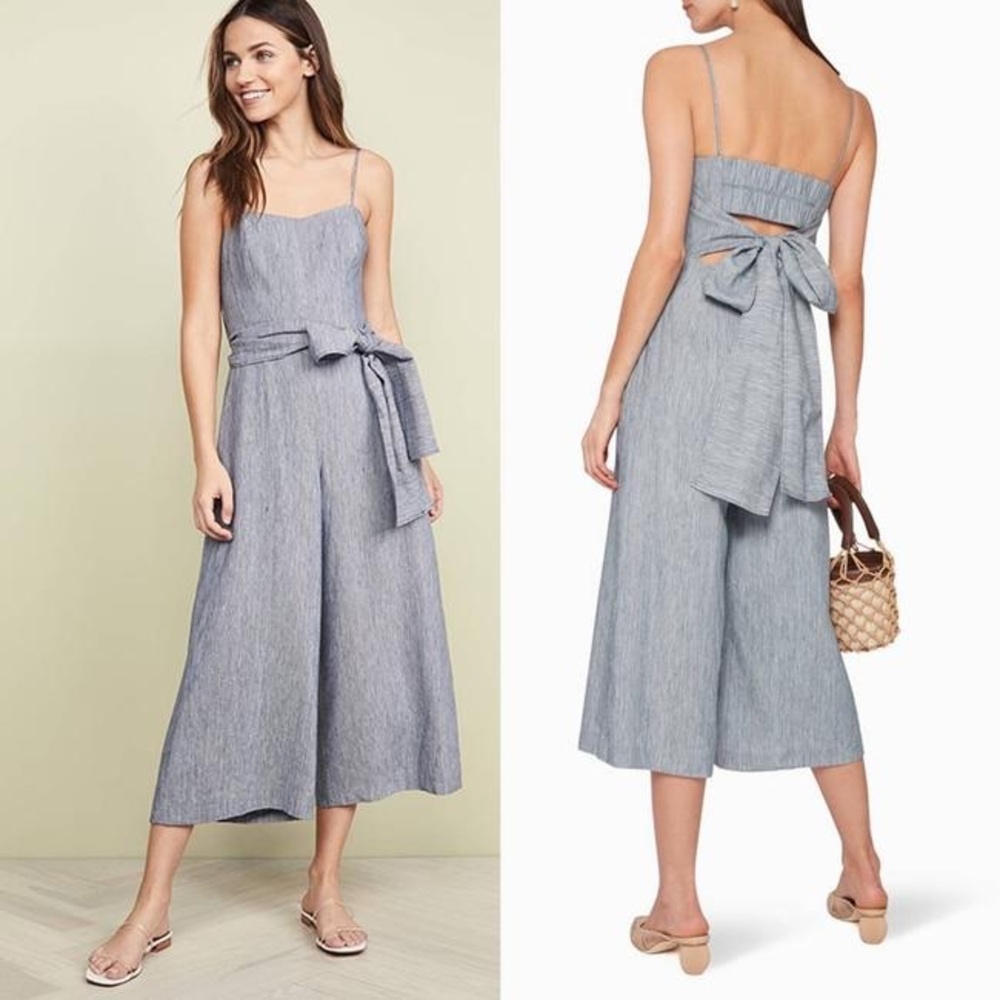 Club Monaco | Blue Dalennah Chambray Blue Romper/Jumpsuit | Size 2